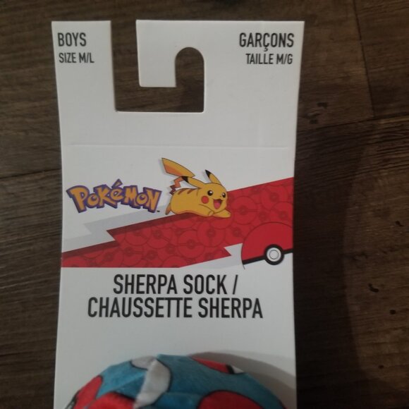 Pokemon Pikachu Sherpa Sock Slippers - Picture 5 of 6